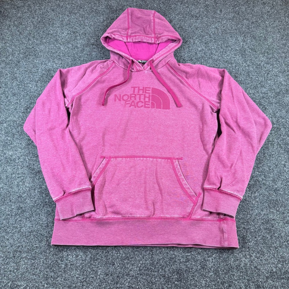 The North Face Womens Pink Hoodie Bundle Full Zip & Pullover Set Large - Picture 10 of 16